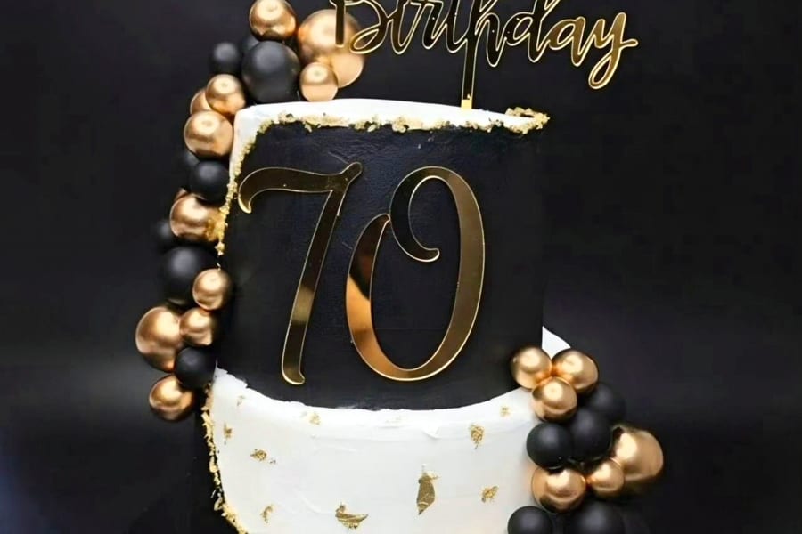Espresso martini tiered cake